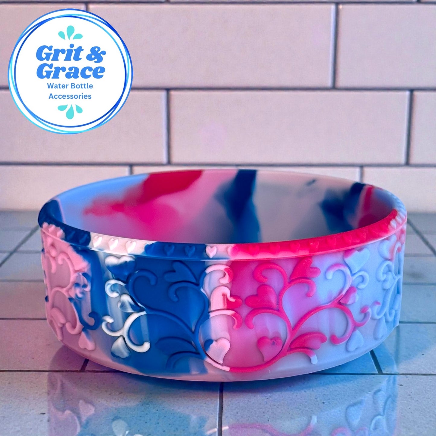 Watercolor Moon Heart Scroll Shorty Boot