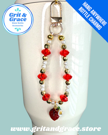 Hang Anywhere Strawberry Pearl Charm