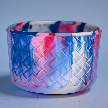 Basketweave Watercolor Moon Boot