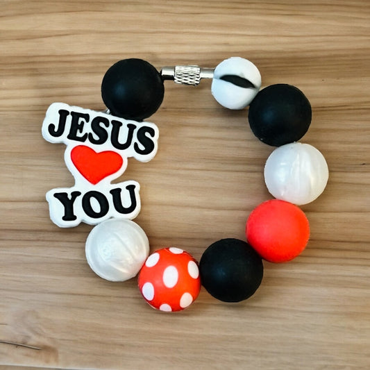 Jesus Loves You Handle Bracelet