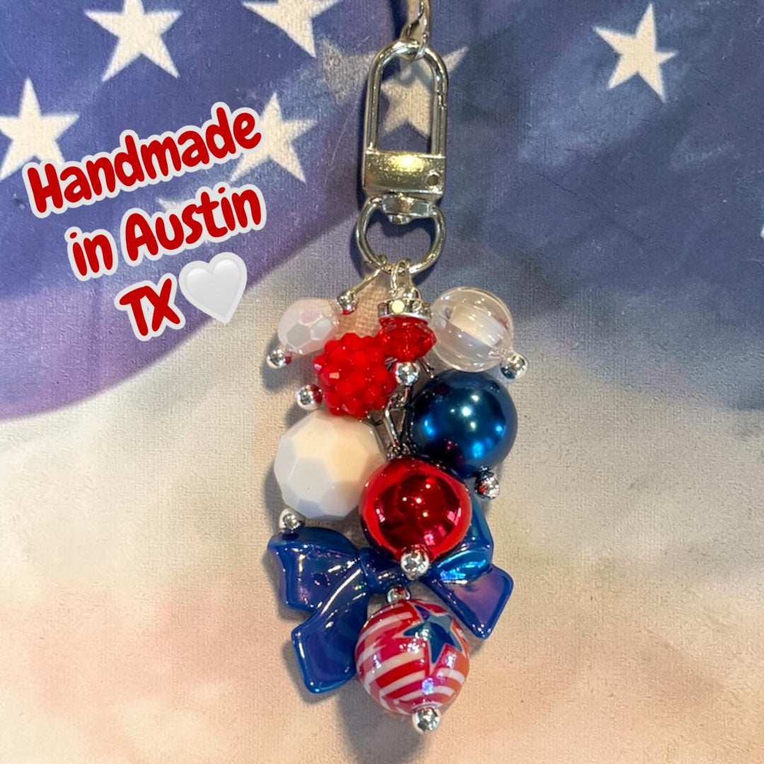 Deluxe Mini Bauble USA Star Charm