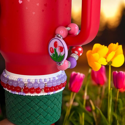Cameo Tulips Handle Bracelet
