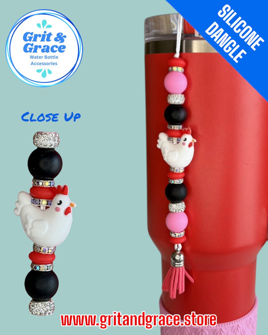 Chicken Silicone Dangle