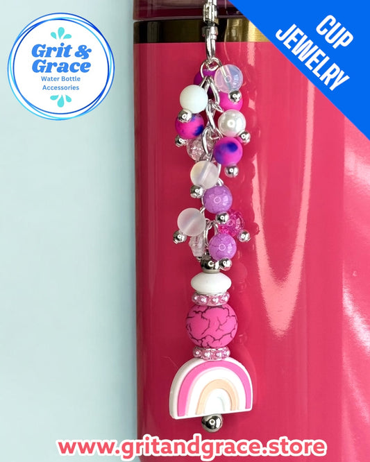 Pink Rainbow Cup Jewelry
