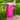 Gracie Blush Pink Glitter Straw Topper