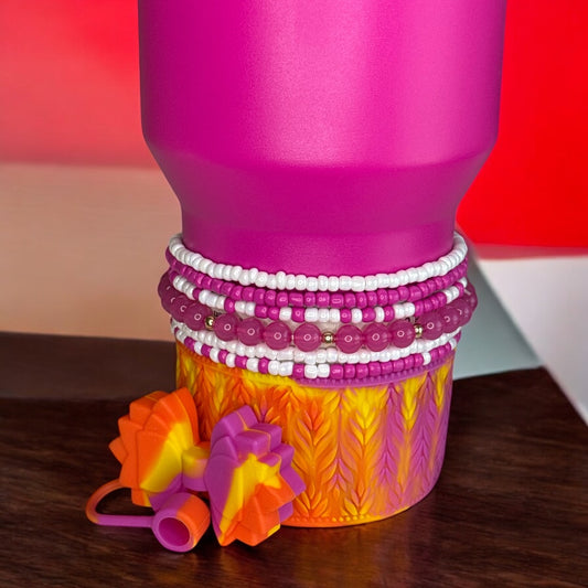 Gracie Fruit Punch Swirl Straw Topper