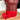Gracie Red Straw Topper