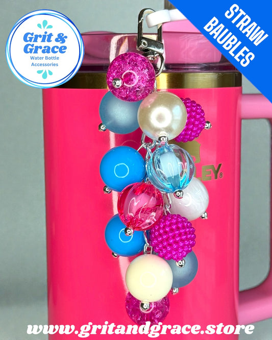 Cotton Candy #7 Straw Bauble