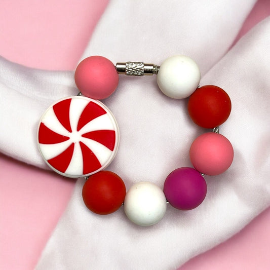 Peppermint Twist Handle Bracelet