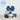 Gracie Royal Blue Chameleon Straw Topper