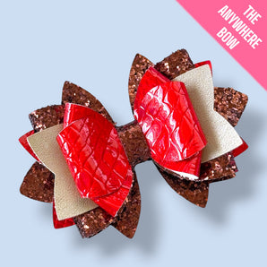 The Anywhere Bow - Chocolate Cherry