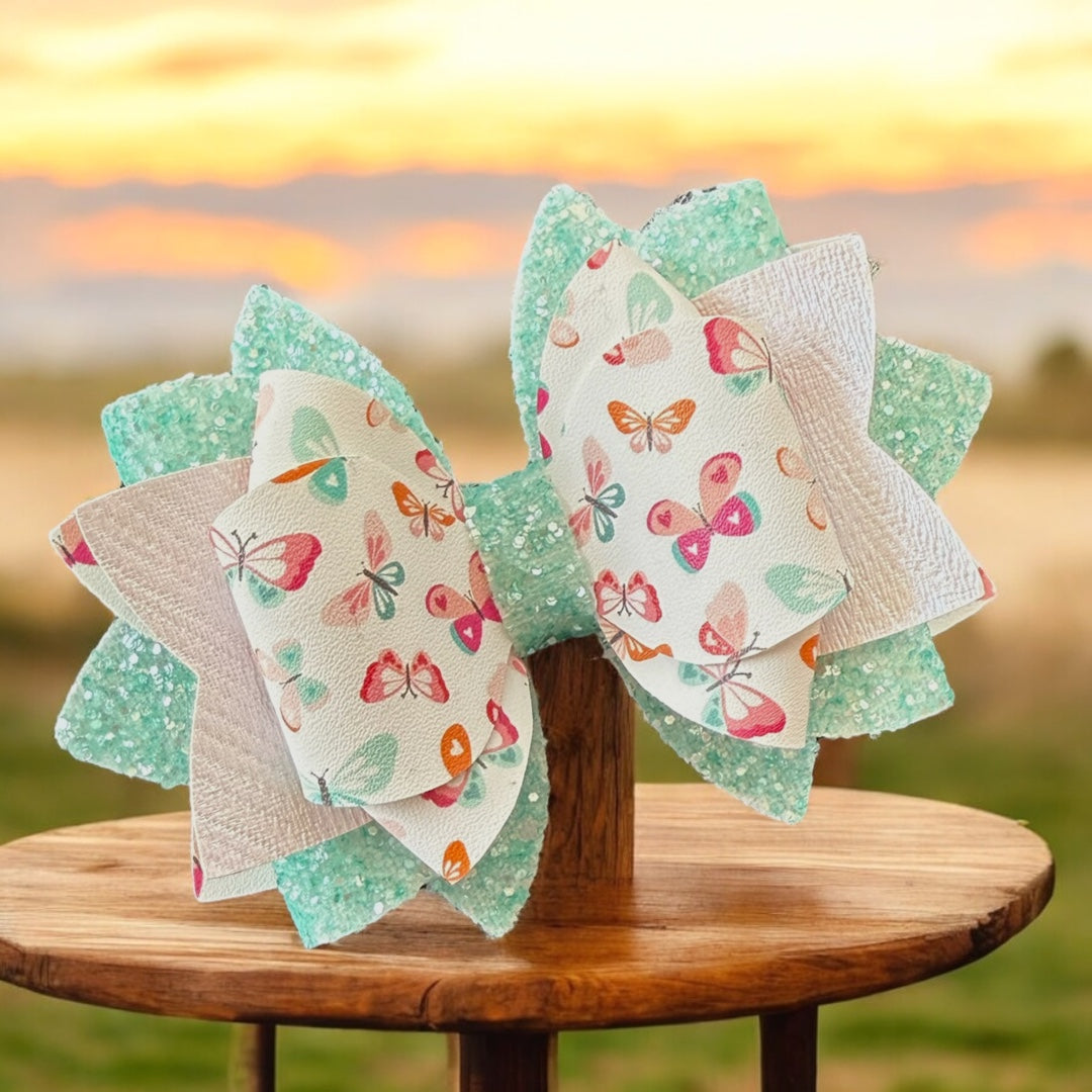 Pretty Butterflies Bow