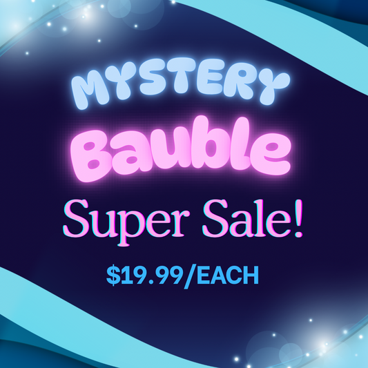 Mystery Large Straw Bauble