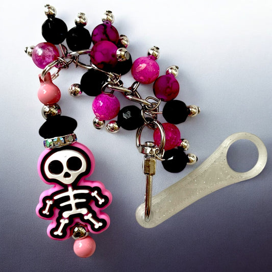 Pink Skellie Cup Jewelry
