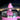 Pink Coquette Ghost Straw Topper