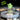 Glow Green Ghost Straw Topper