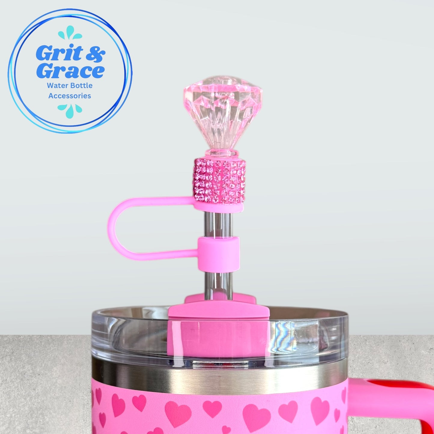 Bling Diamond Straw Topper