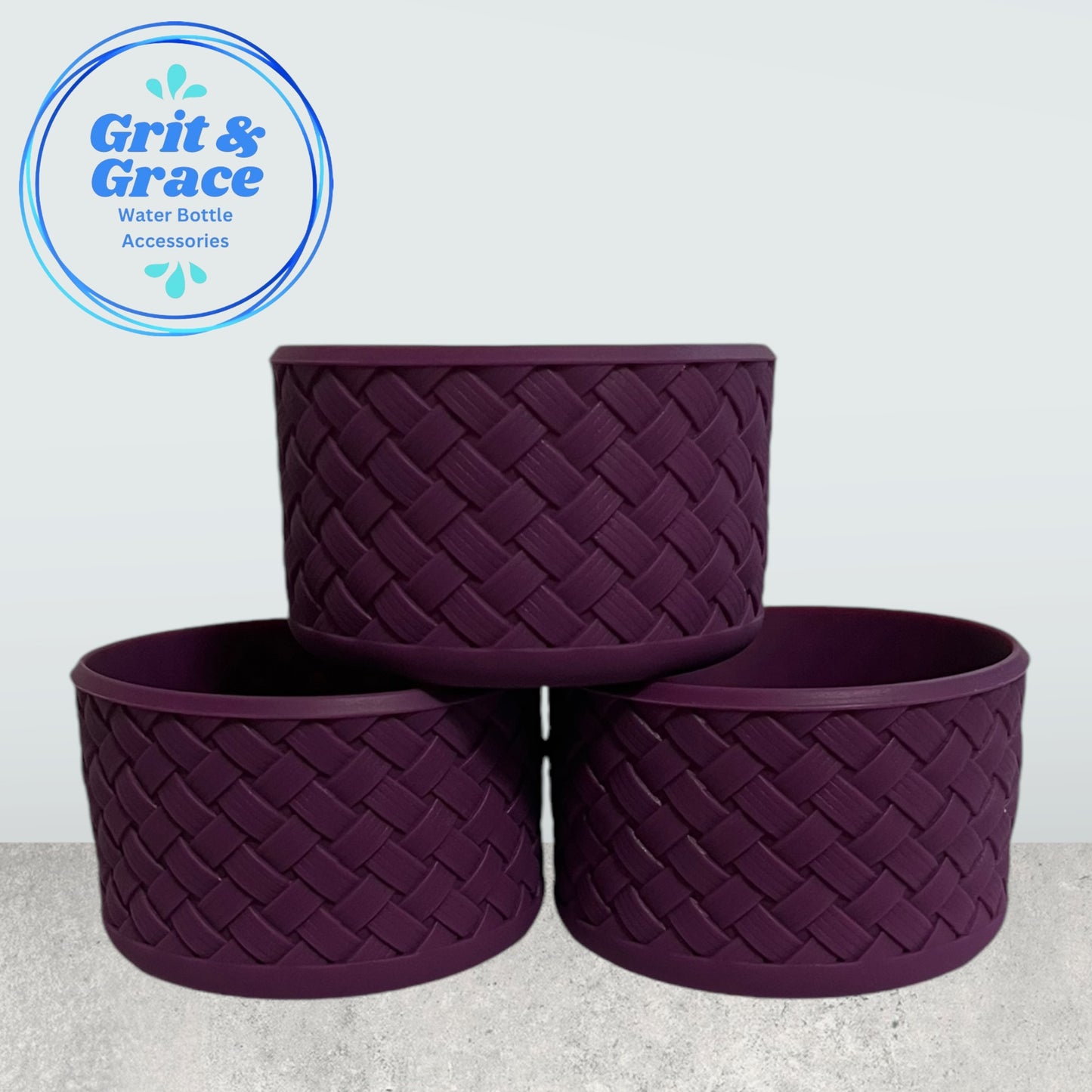 Basketweave Plum Purple Boot