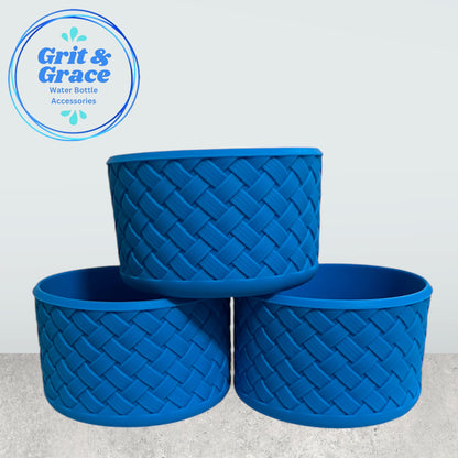 Basketweave Sky Blue Boot