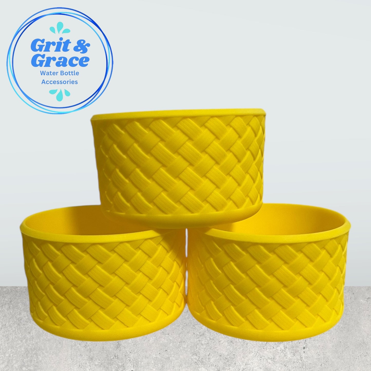 Basketweave Lemon Yellow Boot