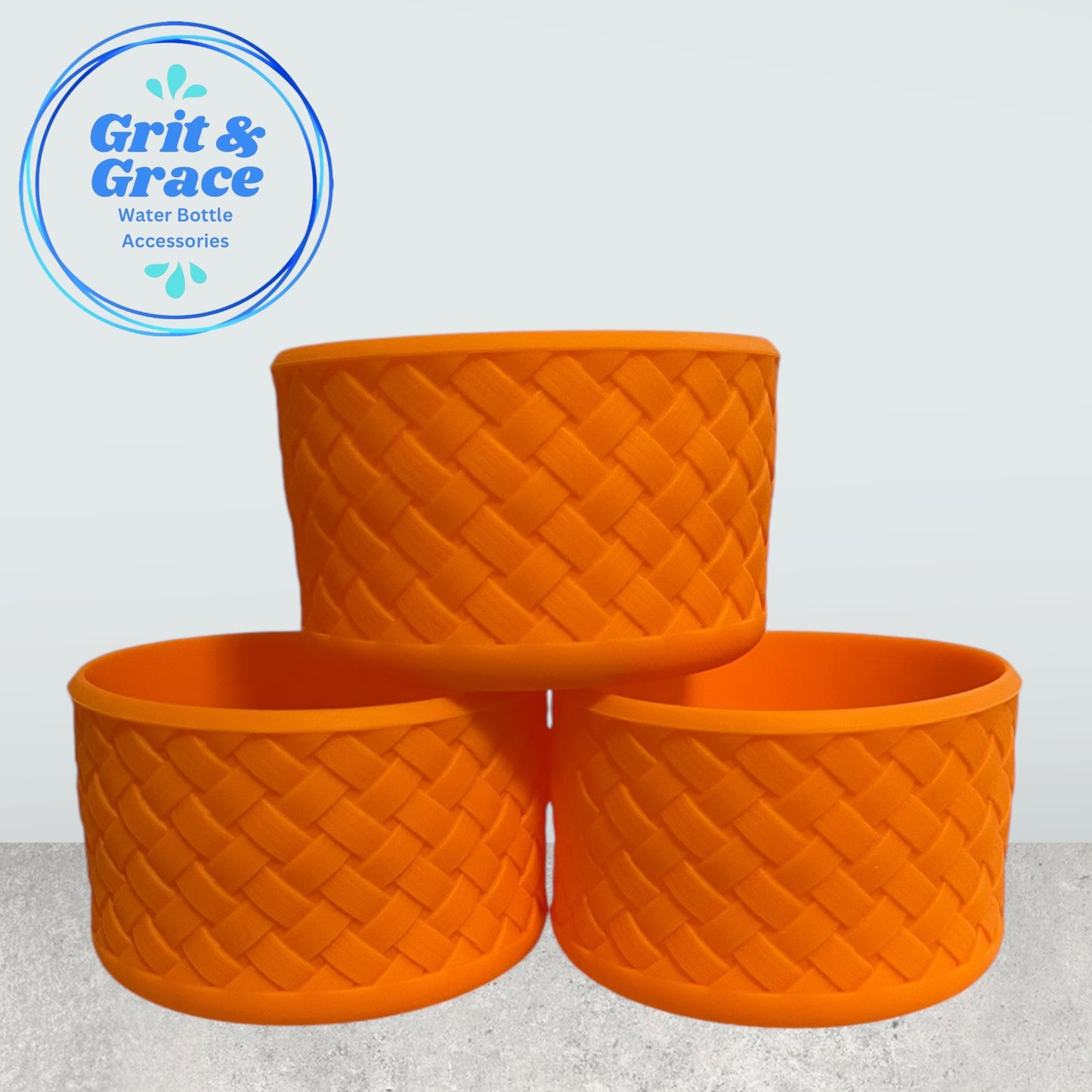 Basketweave Orange Boot