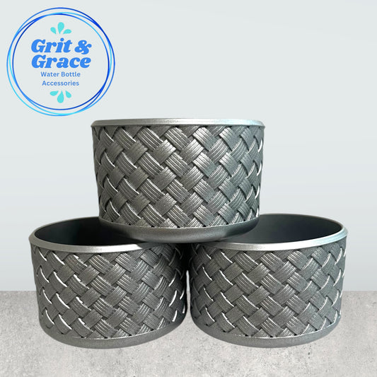 Basketweave Silver Gloss Boot