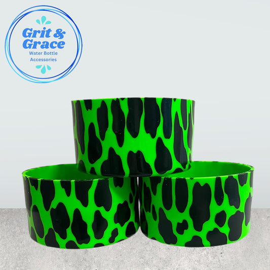 Neon Green Cow Boot