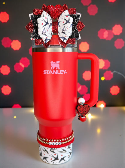 Heart Rose Handle Bracelet