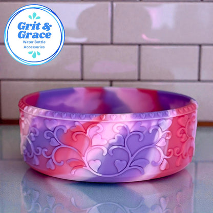 Heart Scroll Vintage Rose Shorty Boot