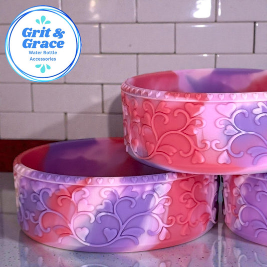 Heart Scroll Vintage Rose Shorty Boot