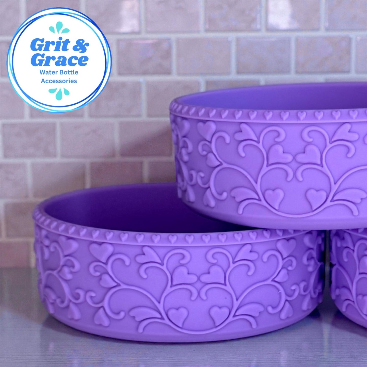 Heart Scroll Wisteria Purple Shorty Boot