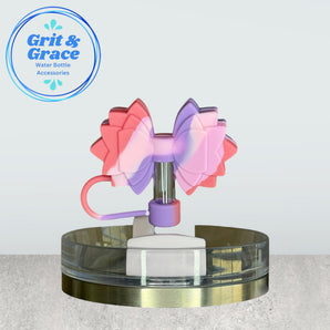 Gracie Straw Topper™ - Vintage Rose