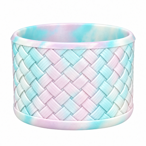 Basketweave Bottle Boot- Dawn