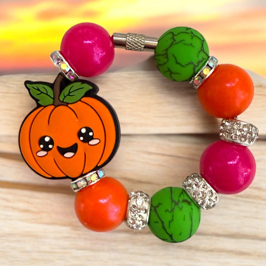 Happy Pumpkin Handle Bracelet