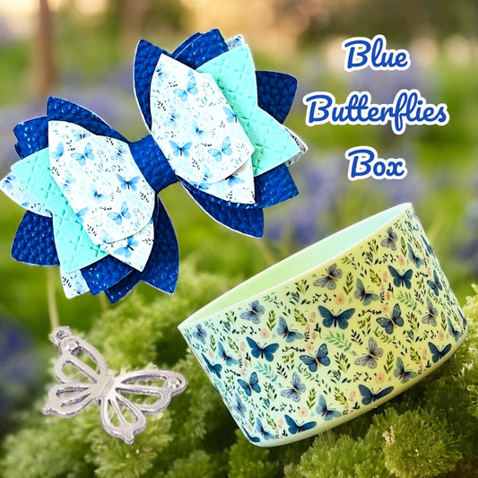 Blue Butterflies Box