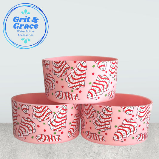 Peach Christmas Cakes Boot