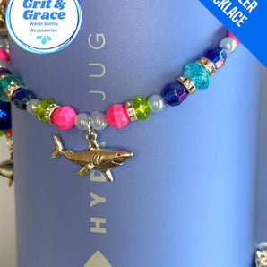 Tumbler Necklace Jewelry - Lily's Shark