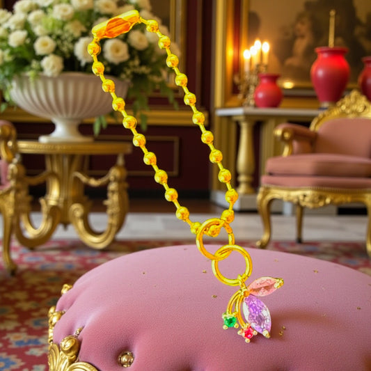 Wisteria Sparkle Handle Charm