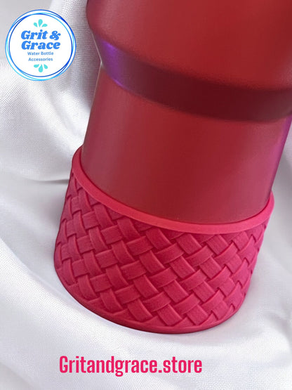 Basketweave Berry Pink Boot