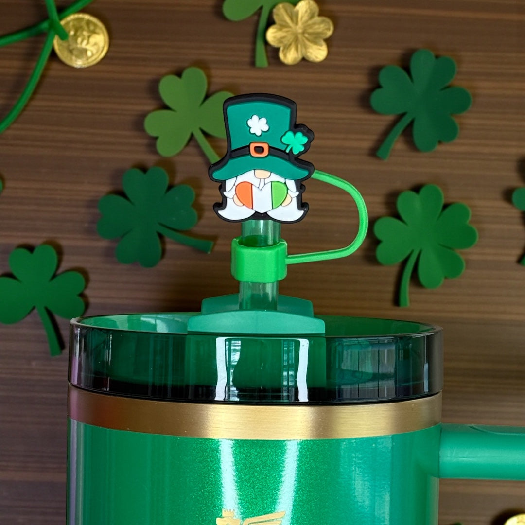 Shamrock Gnome Straw Topper