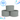 Grit & Grace Basketweave Silicone Bottle Boot – Gray