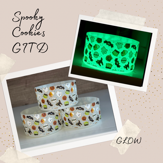 Glow in the Dark Spooky Cookies Boot (Translucent)