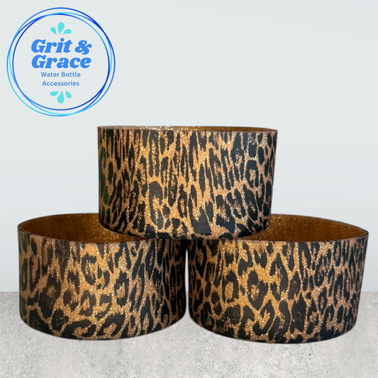 Glitter Copper Leopard Boot