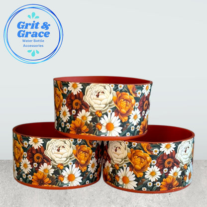 Autumn Floral (Burnt Orange) Boot