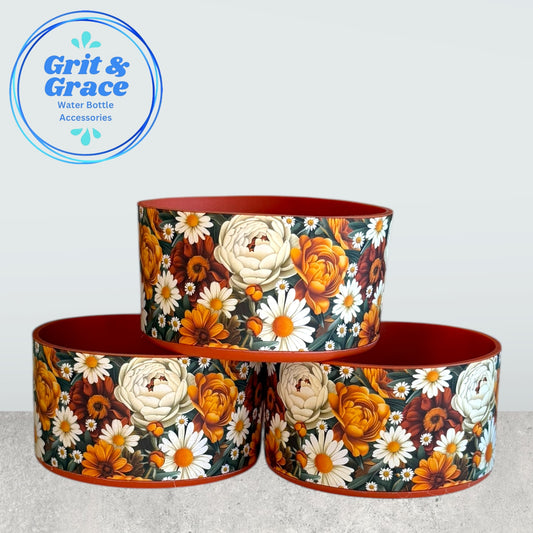 Autumn Floral (Burnt Orange) Boot