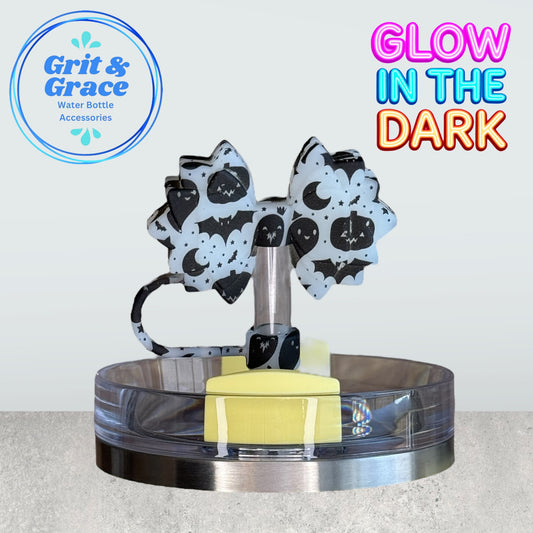Halloween Glow Gracie Straw Topper