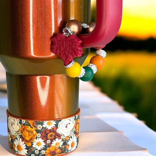 Fall Maple Leaf Handle Bracelet