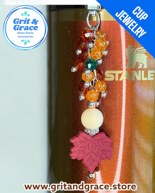 Fall Maple Leaf Cup Jewelry