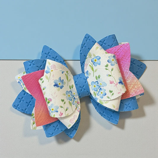 Forget Me Not Matte Bow