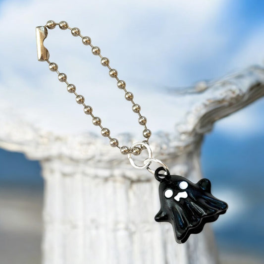 Black Ghost Bell Charm